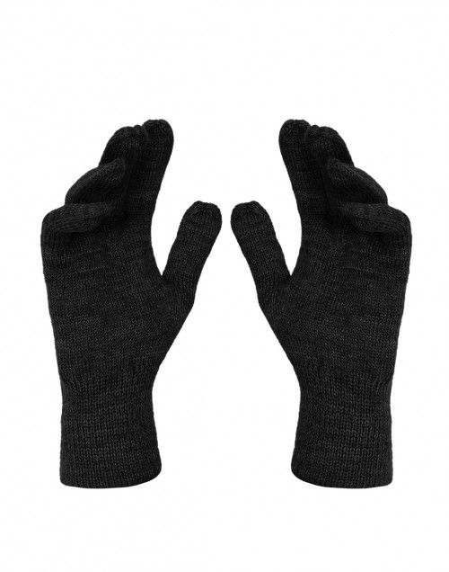 Acrylic Hand Gloves Plain Dark Grey
