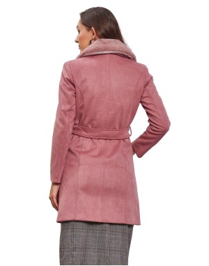 Women  Coat Pink Color