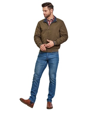 Men Reversible Jacket Olive Color