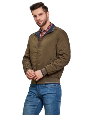Men Reversible Jacket Olive Color