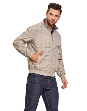 Men Reversible Jacket Stone Color
