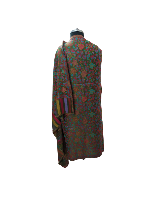Semi Pashmina shawl multi color 