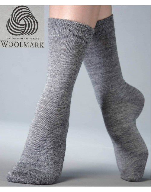 Pure Wool Socks Plain P2